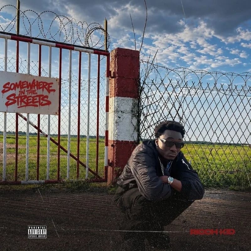 RICCH KID SOMEWHERE IN THE STREETS Album Cover Art